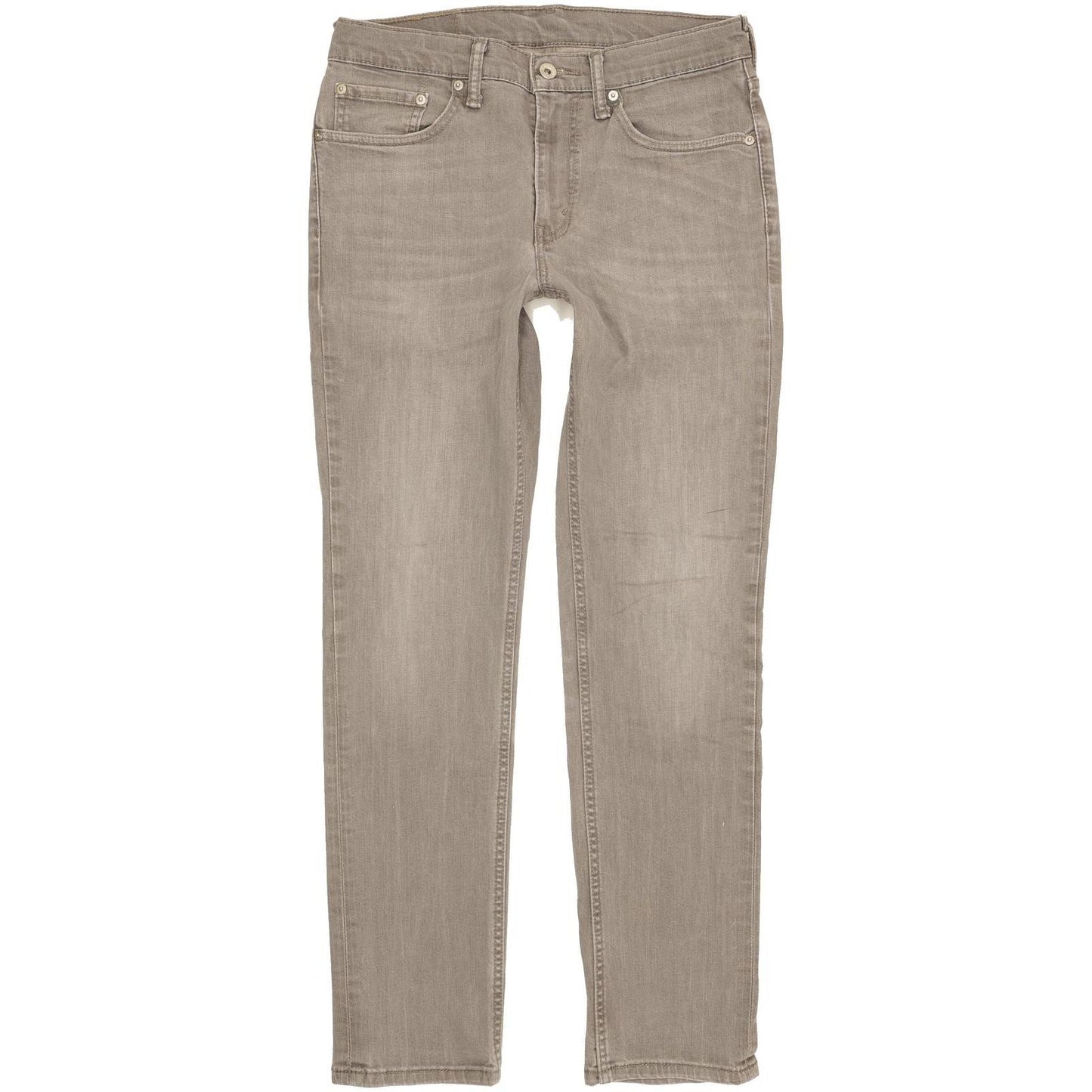 Levi's 511 Men Grey Straight Slim Stretch Jeans W32 L31