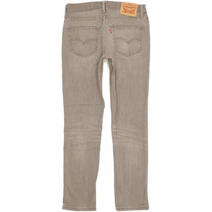 Levi's 511 Men Grey Straight Slim Stretch Jeans W32 L31