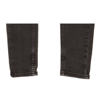 Levi's 710 Super Women Black Skinny Slim Stretch Jeans W27 L31