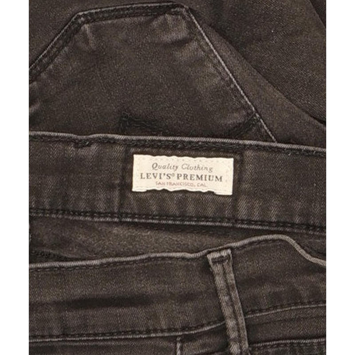 Levi's 710 Super Women Black Skinny Slim Stretch Jeans W27 L31