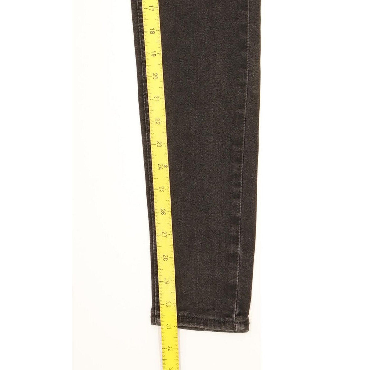 Levi's 710 Super Women Black Skinny Slim Stretch Jeans W27 L31