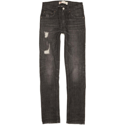 Levi's 510 Kids Black Skinny Slim Stretch Jeans W26 L29