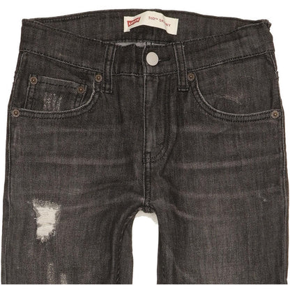 Levi's 510 Kids Black Skinny Slim Stretch Jeans W26 L29