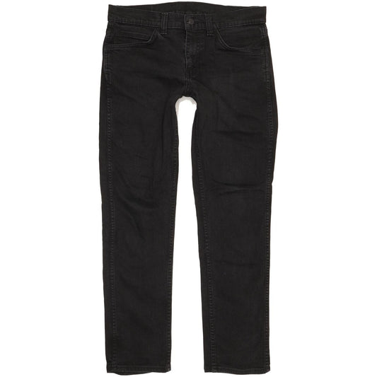 Levi's 511 Men Black Straight Slim Stretch Jeans W32 L31