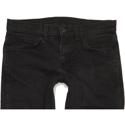 Levi's 511 Men Black Straight Slim Stretch Jeans W32 L31