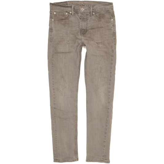 Levi's Men Grey Skinny Slim Stretch Jeans W31 L31