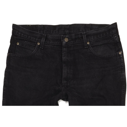 Wrangler Comfort Men Black Straight Regular Jeans W36 L30
