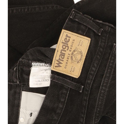 Wrangler Comfort Men Black Straight Regular Jeans W36 L30
