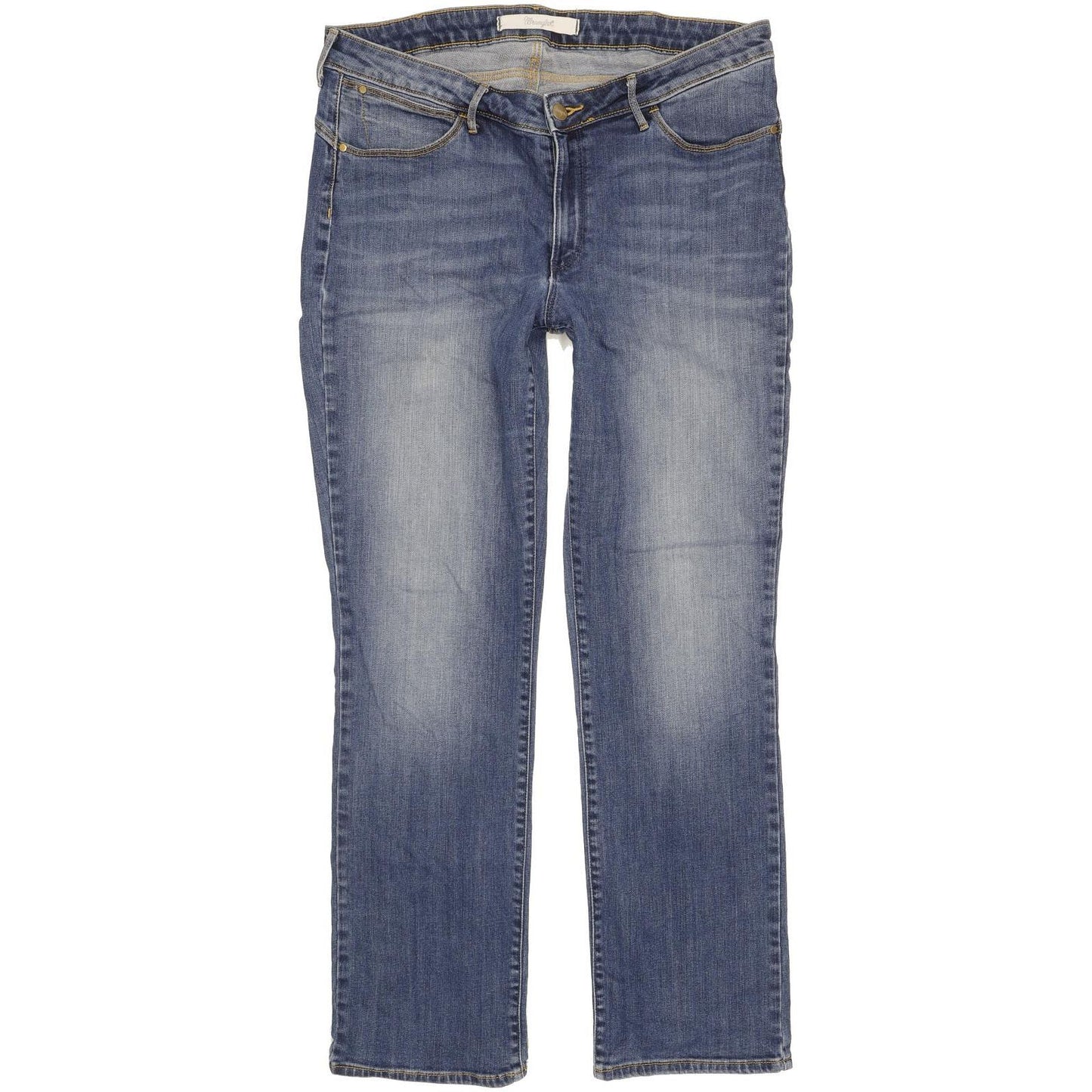 Wrangler Sara Women Blue Straight Regular Stretch Jeans W34 L30