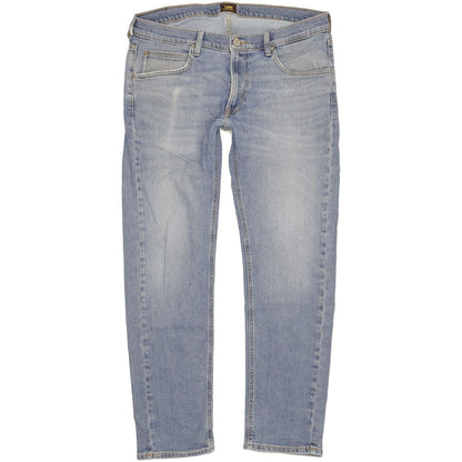 Lee Daren Men Blue Straight Slim Stretch Jeans W34 L30