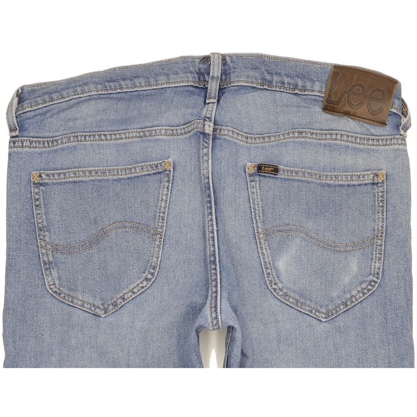 Lee Daren Men Blue Straight Slim Stretch Jeans W34 L30