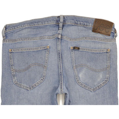 Lee Daren Men Blue Straight Slim Stretch Jeans W34 L30