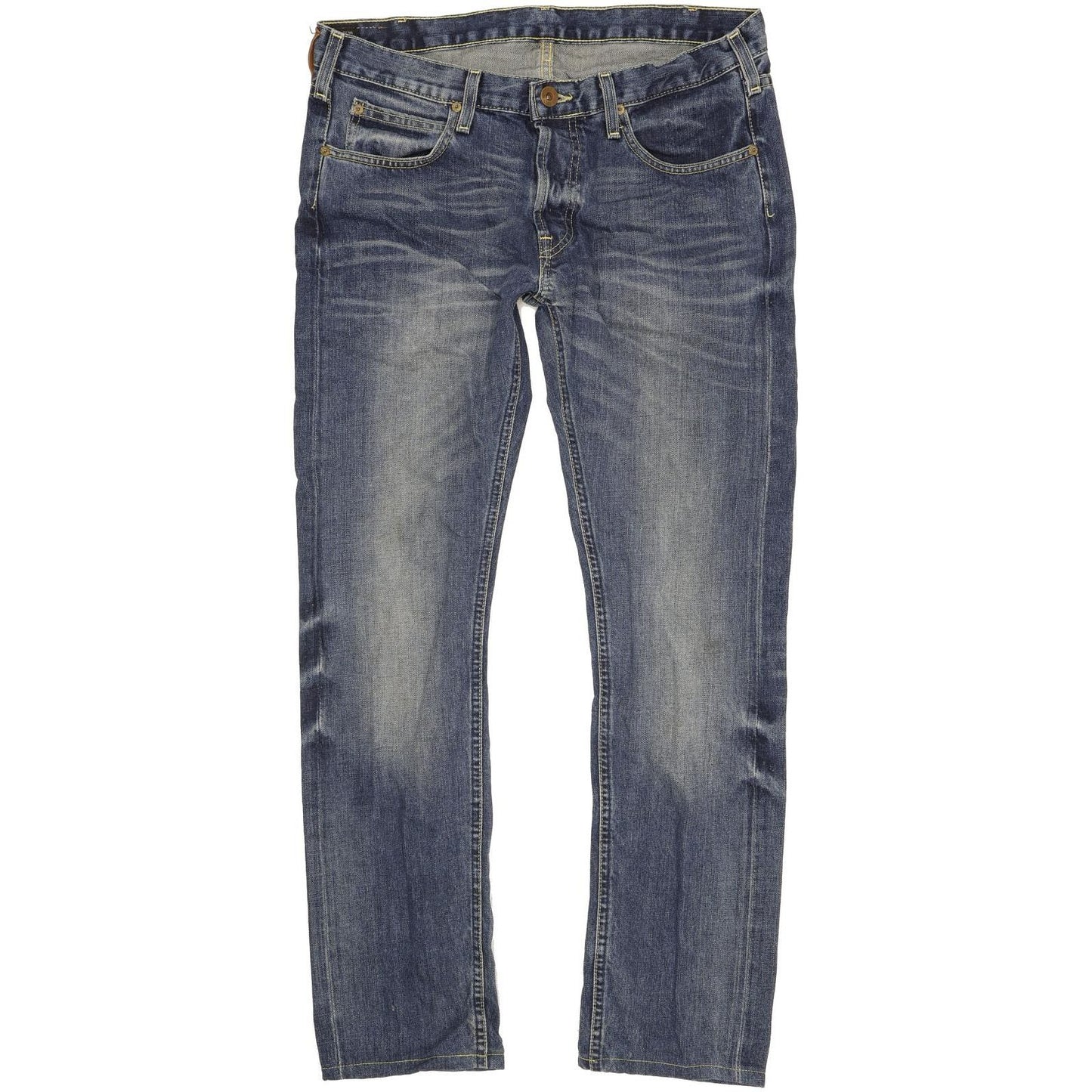 Lee Daren Men Blue Straight Slim Jeans W33 L31