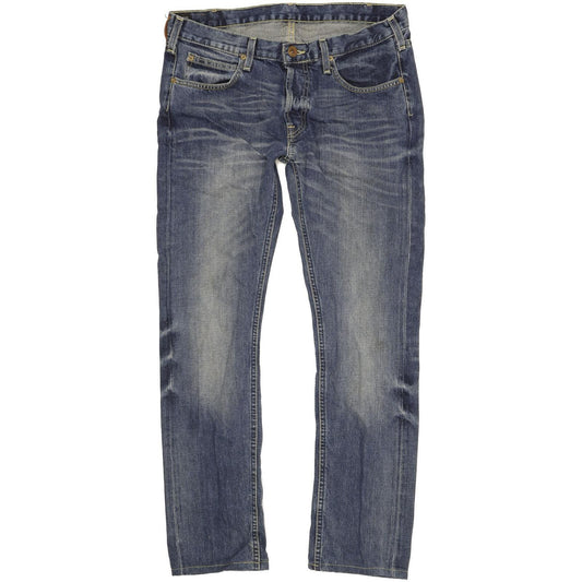 Lee Daren Men Blue Straight Slim Jeans W33 L31