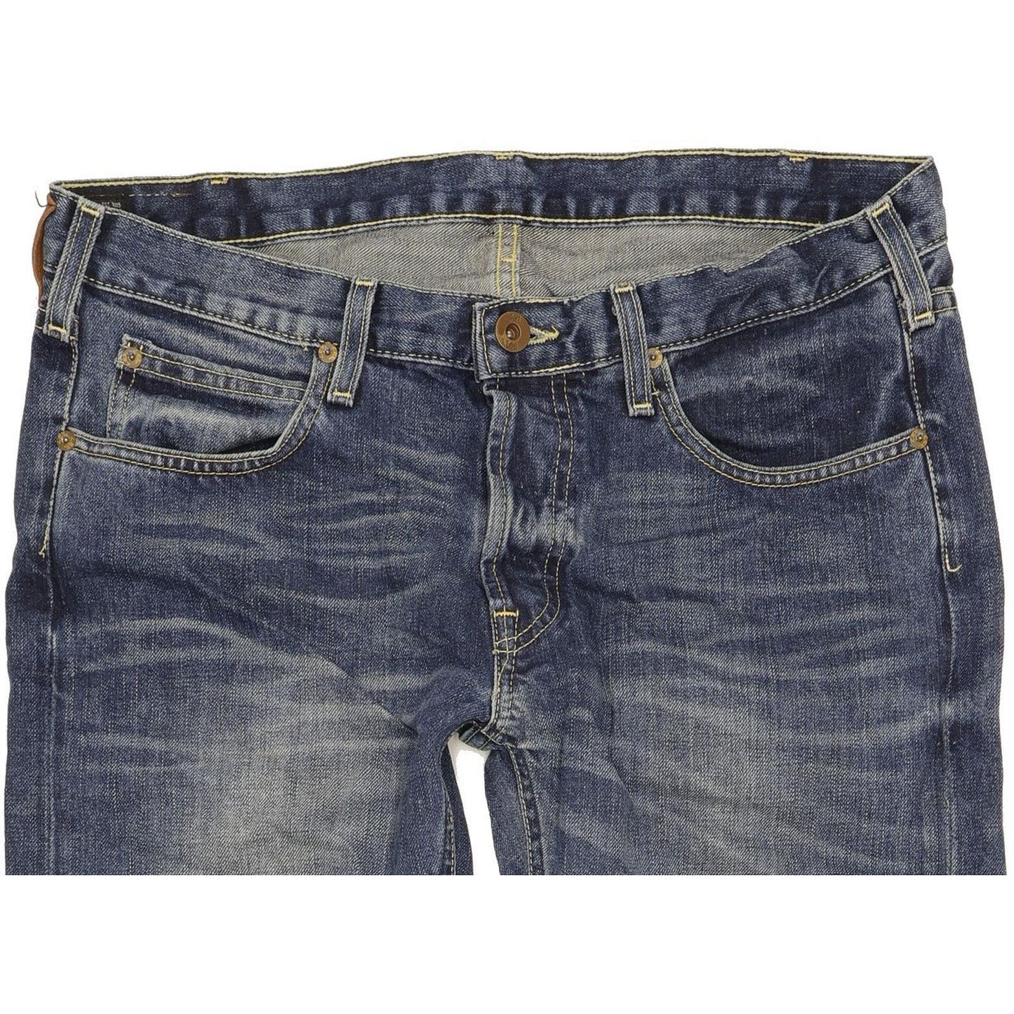 Lee Daren Men Blue Straight Slim Jeans W33 L31