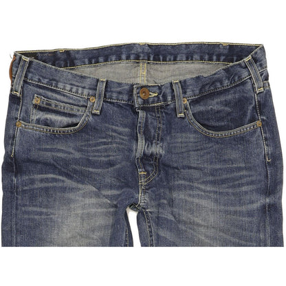 Lee Daren Men Blue Straight Slim Jeans W33 L31