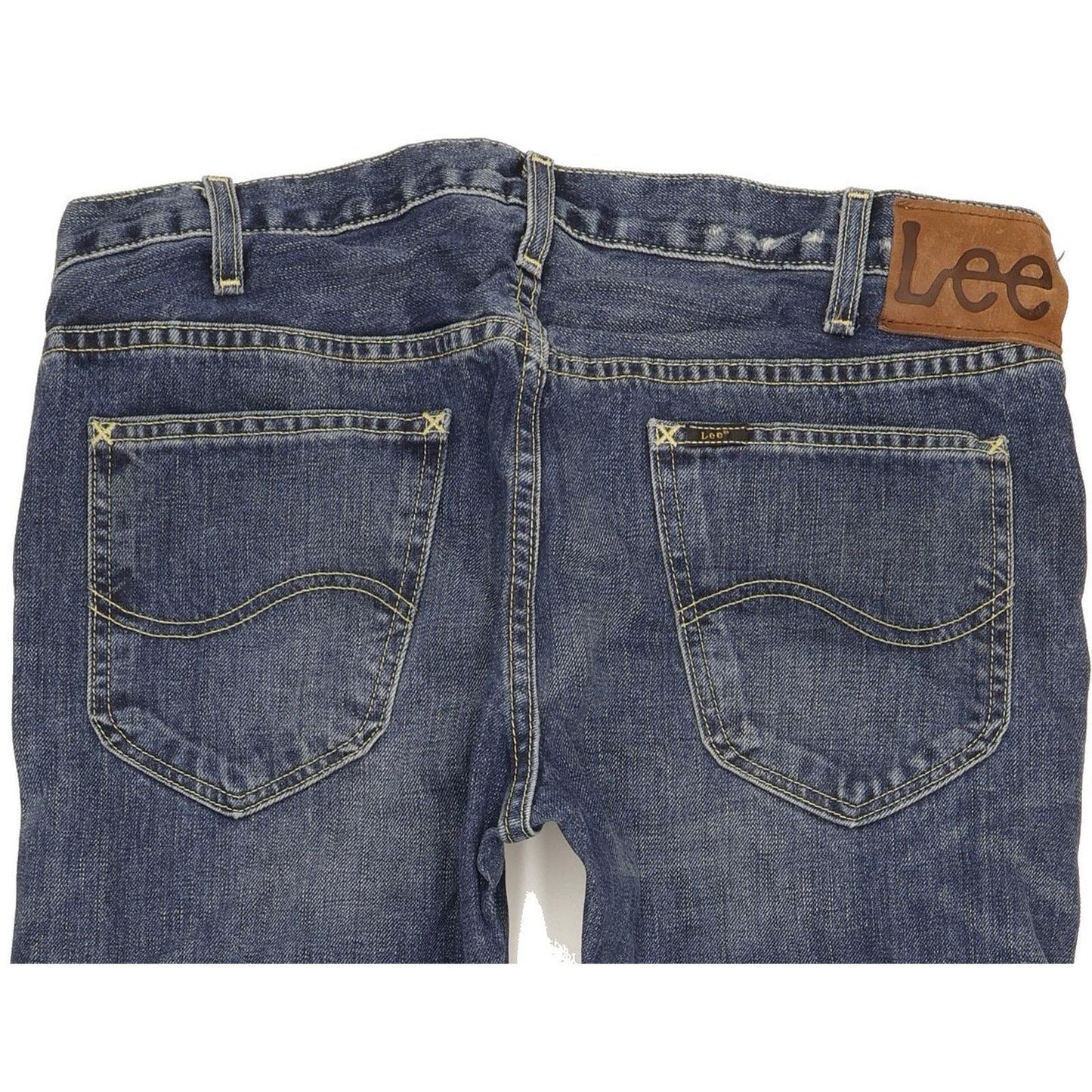 Lee Daren Men Blue Straight Slim Jeans W33 L31
