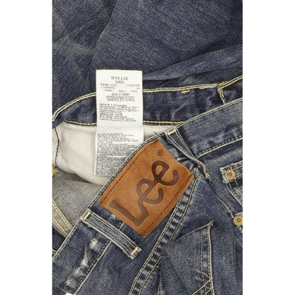 Lee Daren Men Blue Straight Slim Jeans W33 L31