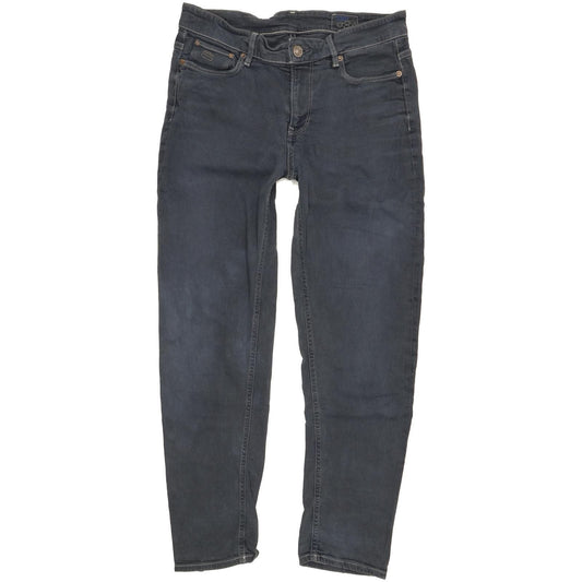 G-Star 3301 Women Grey Tapered Slim Stretch Jeans W28 L28