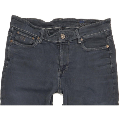 G-Star 3301 Women Grey Tapered Slim Stretch Jeans W28 L28