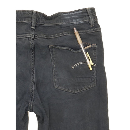 G-Star 3301 Women Grey Tapered Slim Stretch Jeans W28 L28