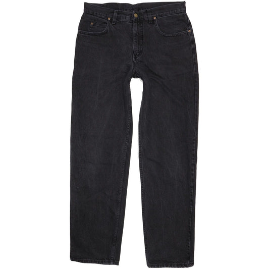 Lee Kansas Men Black Straight Regular Jeans W35 L34