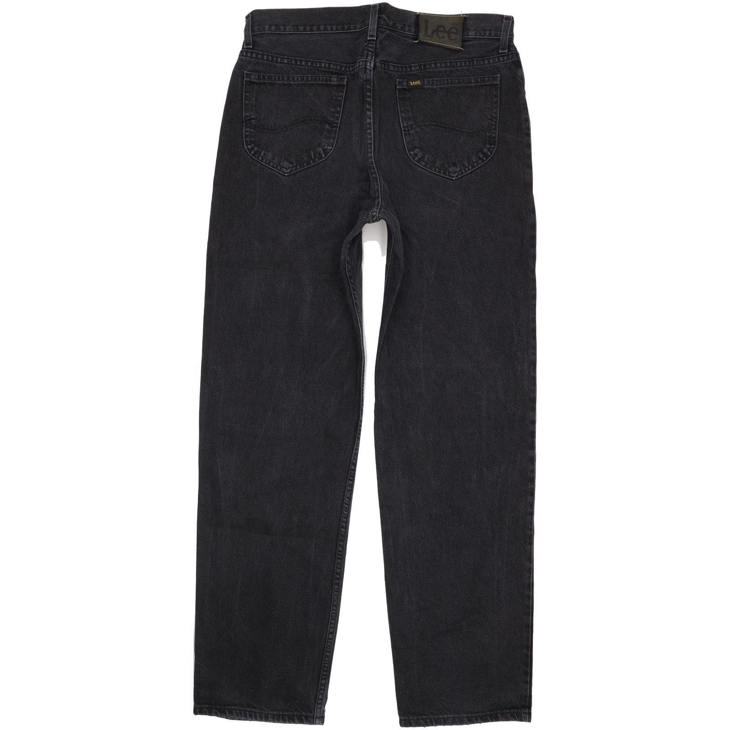 Lee Kansas Men Black Straight Regular Jeans W35 L34