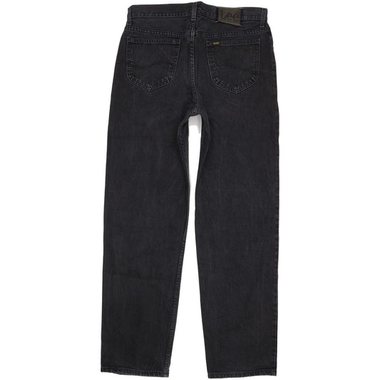 Lee Kansas Men Black Straight Regular Jeans W35 L34