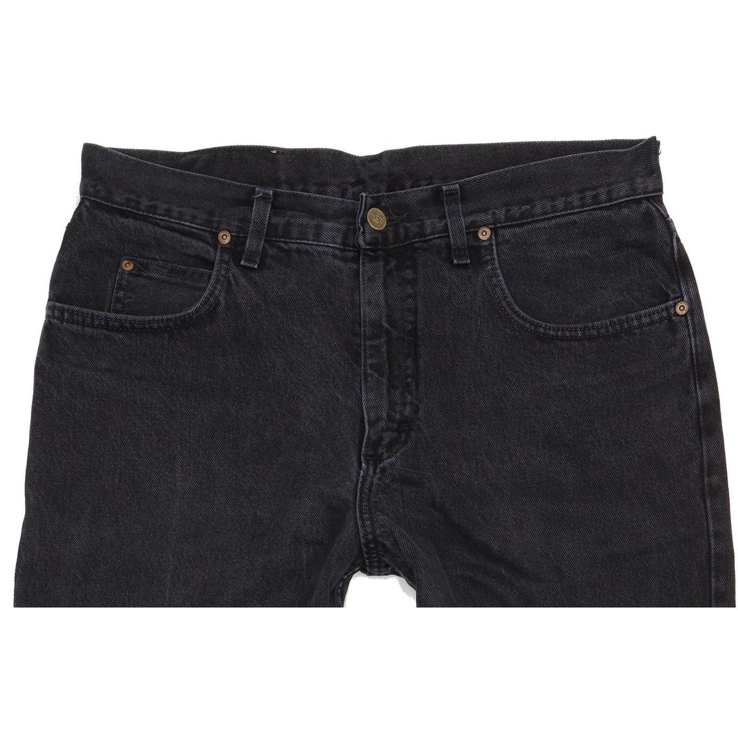 Lee Kansas Men Black Straight Regular Jeans W35 L34