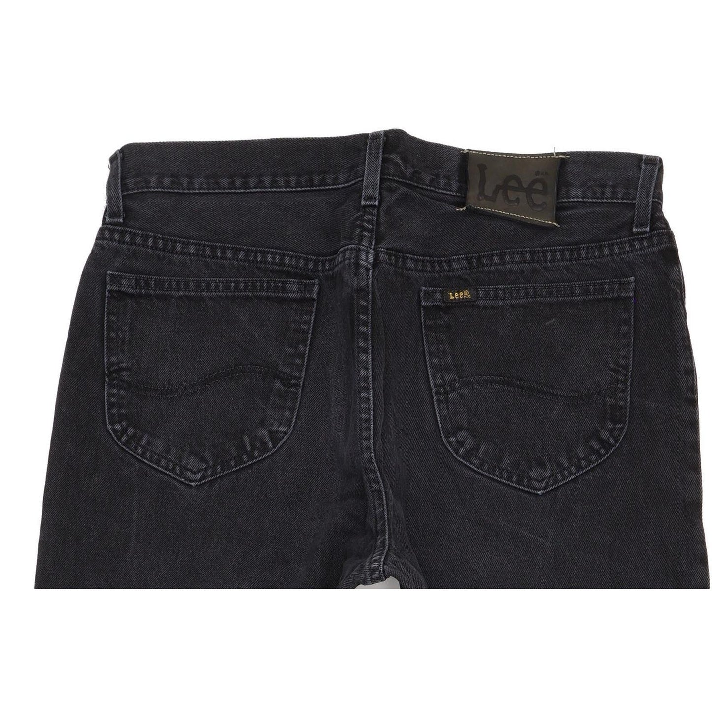 Lee Kansas Men Black Straight Regular Jeans W35 L34
