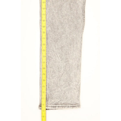 Levi's Line 8 Men Grey Straight Slim Stretch Jeans W32 L33