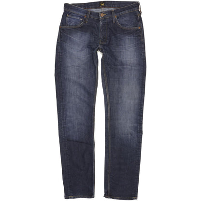 Lee Daren Men Blue Straight Slim Stretch Jeans W32 L32