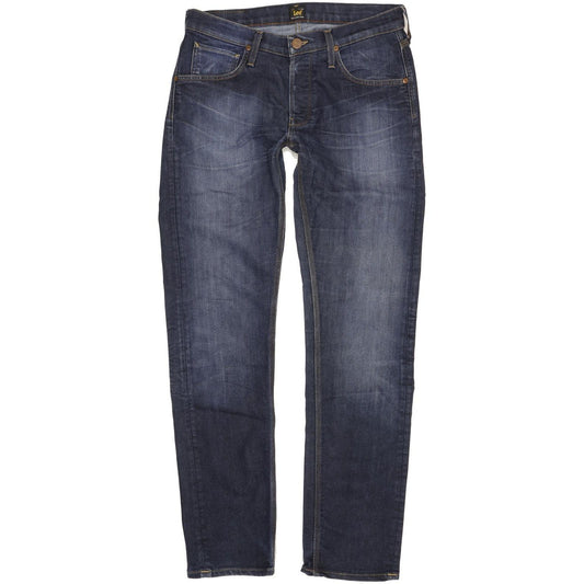 Lee Daren Men Blue Straight Slim Stretch Jeans W32 L32
