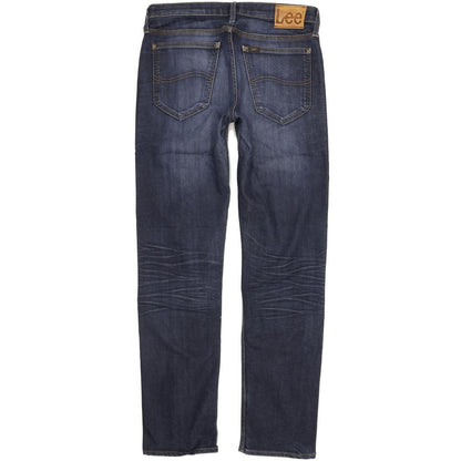Lee Daren Men Blue Straight Slim Stretch Jeans W32 L32