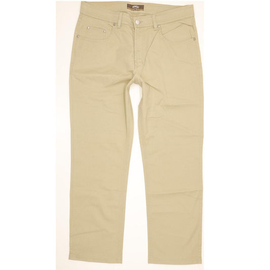 Pioneer Men Beige Straight Classic Stretch Jeans W36 L29