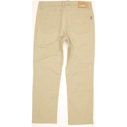 Pioneer Men Beige Straight Classic Stretch Jeans W36 L29