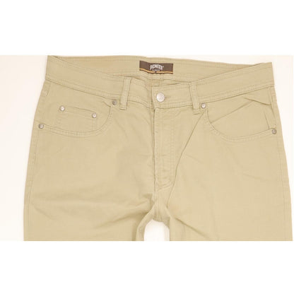 Pioneer Men Beige Straight Classic Stretch Jeans W36 L29