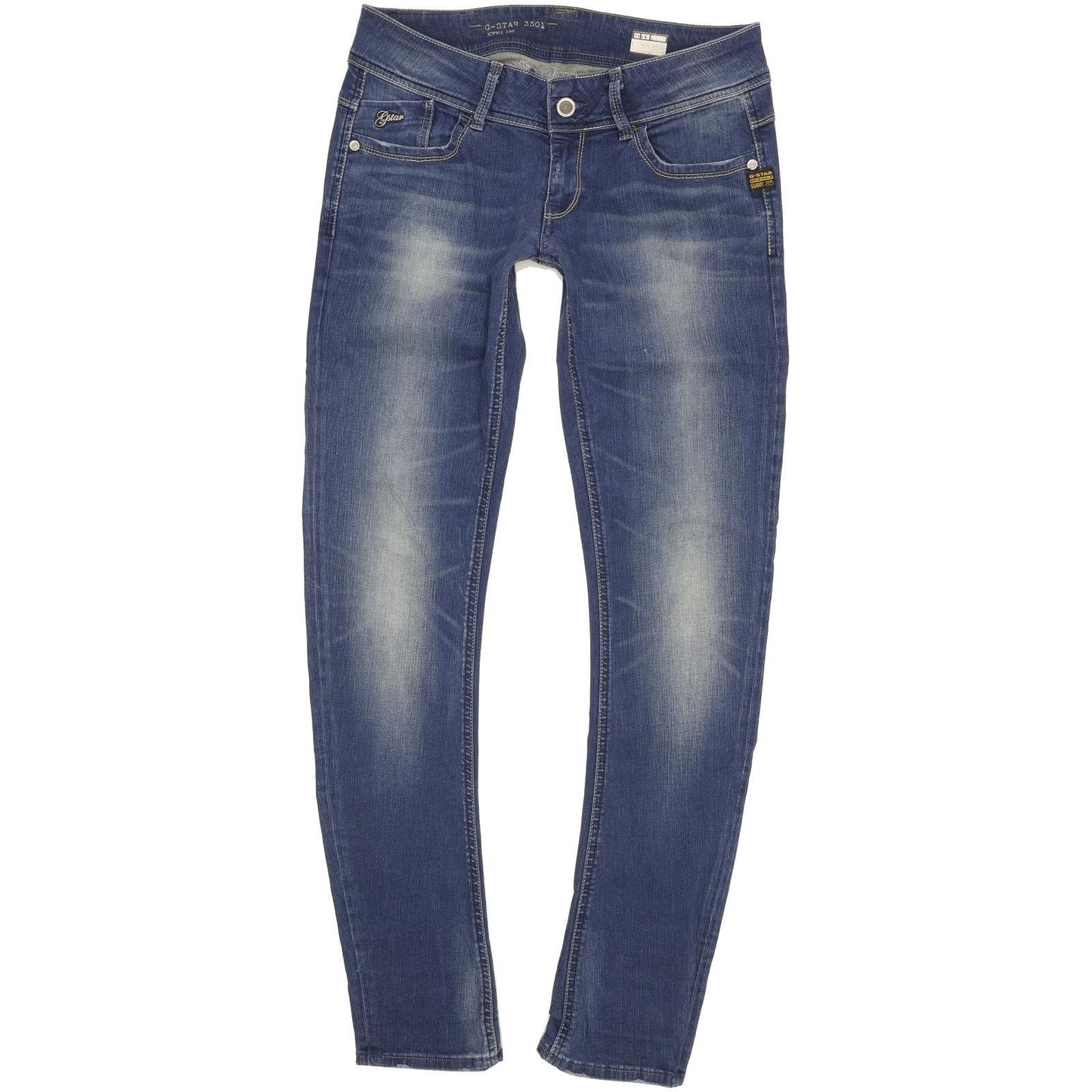 G-Star Lynn Women Blue Skinny Slim Stretch Jeans W30 L32