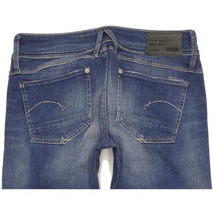 G-Star Lynn Women Blue Skinny Slim Stretch Jeans W30 L32