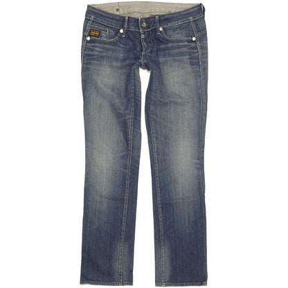 G-Star Midge Women Blue Straight Slim Stretch Jeans W30 L32