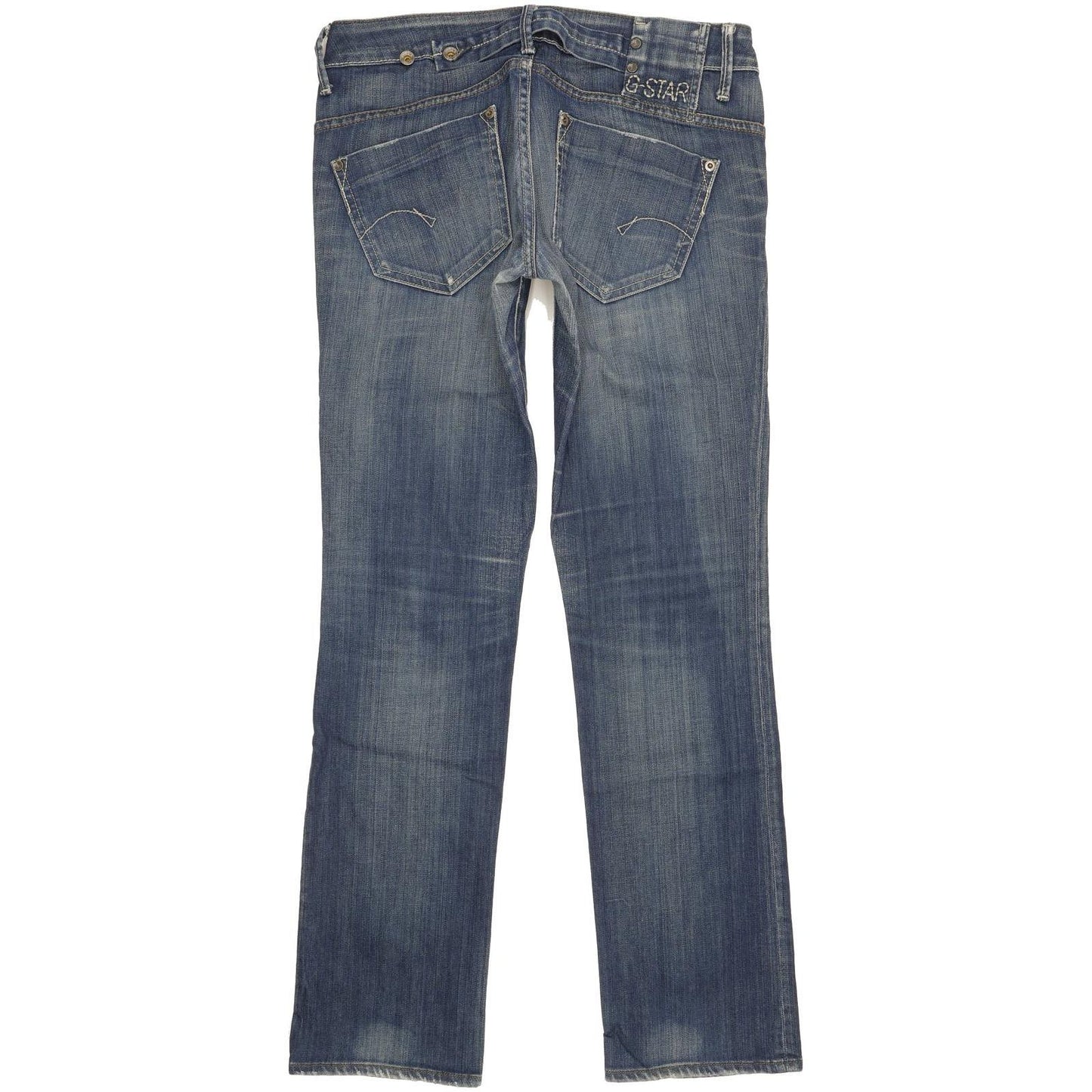 G-Star Midge Women Blue Straight Slim Stretch Jeans W30 L32
