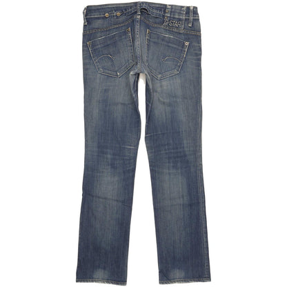 G-Star Midge Women Blue Straight Slim Stretch Jeans W30 L32