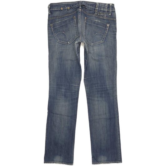 G-Star Midge Women Blue Straight Slim Stretch Jeans W30 L32