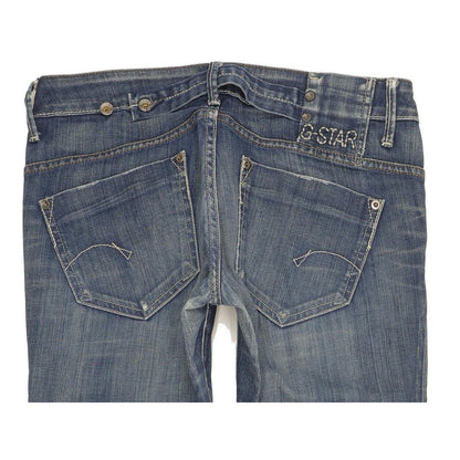 G-Star Midge Women Blue Straight Slim Stretch Jeans W30 L32