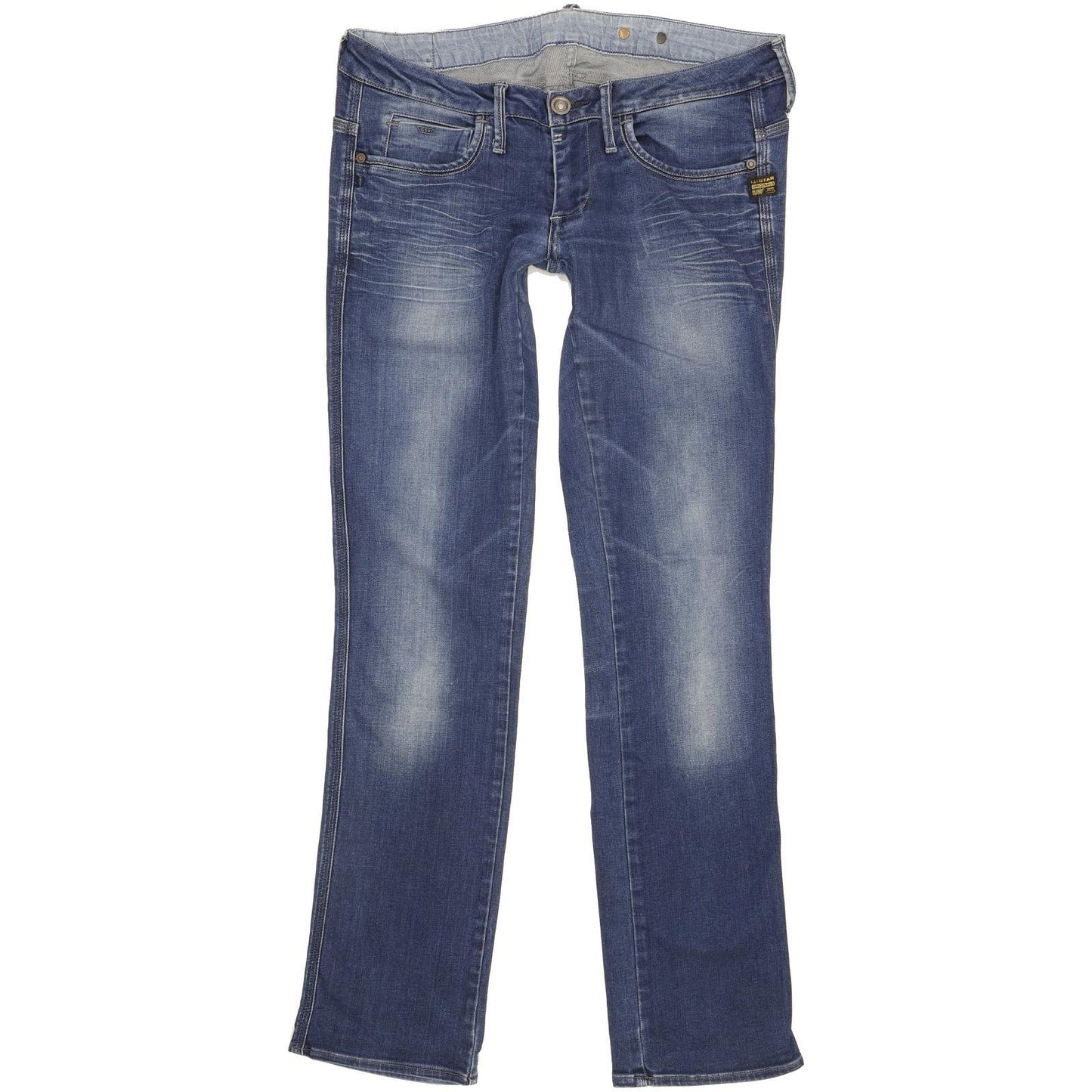 G-Star Midge Dover Women Blue Straight Slim Stretch Jeans W30 L32