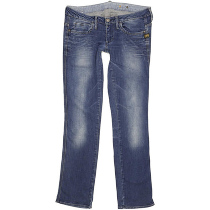 G-Star Midge Dover Women Blue Straight Slim Stretch Jeans W30 L32