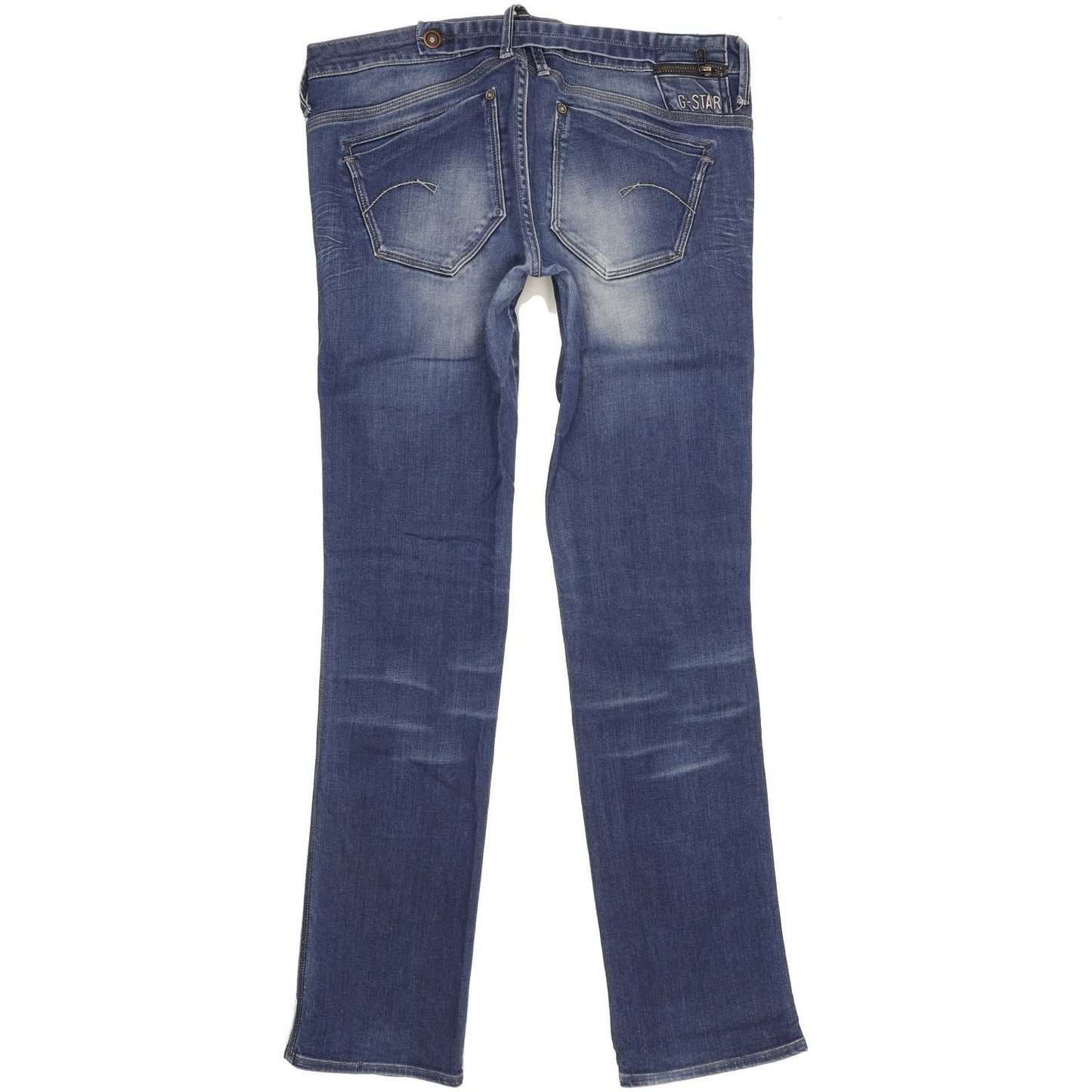 G-Star Midge Dover Women Blue Straight Slim Stretch Jeans W30 L32