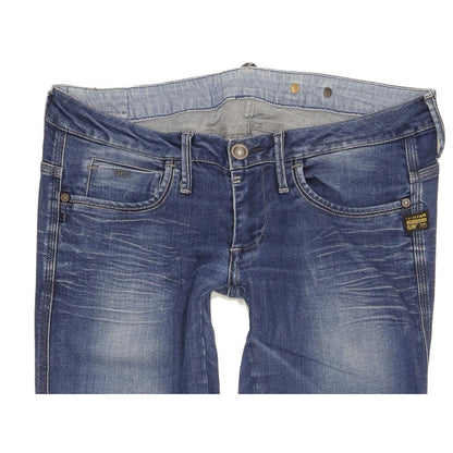 G-Star Midge Dover Women Blue Straight Slim Stretch Jeans W30 L32