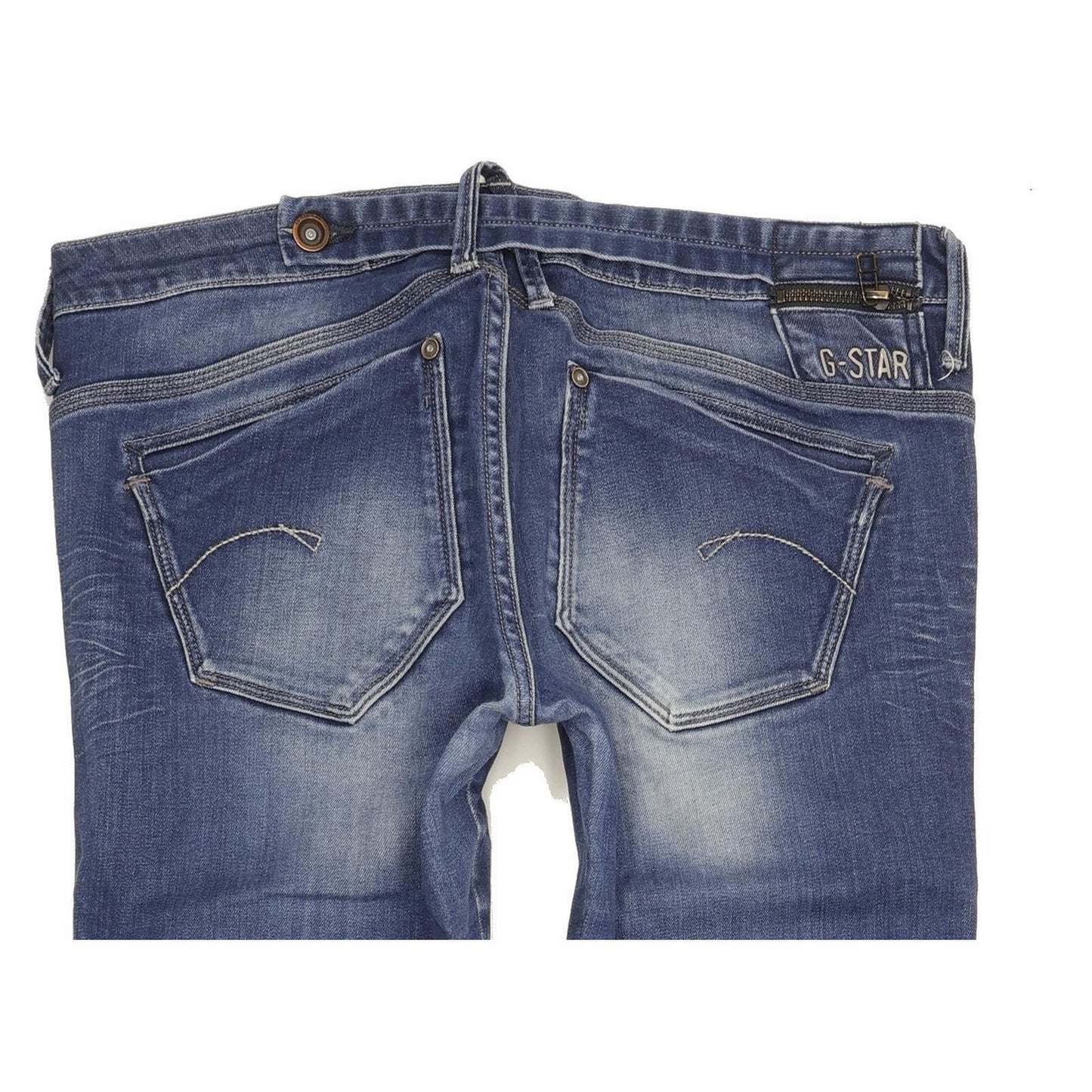 G-Star Midge Dover Women Blue Straight Slim Stretch Jeans W30 L32