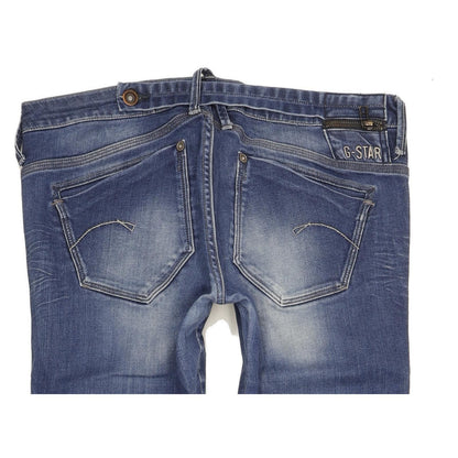 G-Star Midge Dover Women Blue Straight Slim Stretch Jeans W30 L32